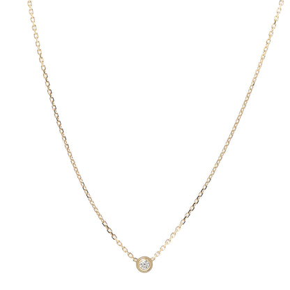 Cartier 18K Yellow Gold Diamond XS D'Amour Pendant Necklace 1 of 7