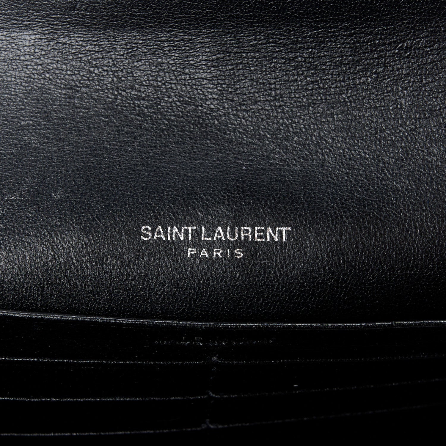 Saint Laurent SAINT LAURENT Lambskin Y Quilted Monogram Large Loulou Flap Wallet Black 8 of 15