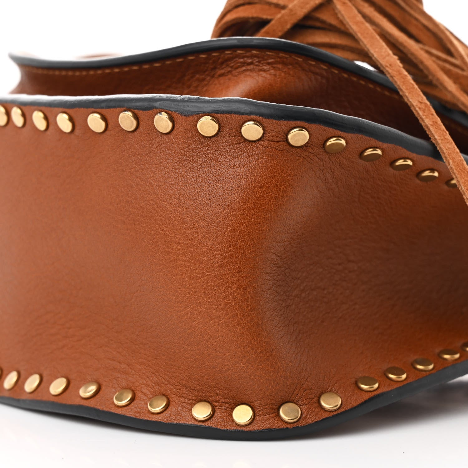 Chloe Calfskin Braided Mini Hudson Shoulder Bag Caramel 10 of 10
