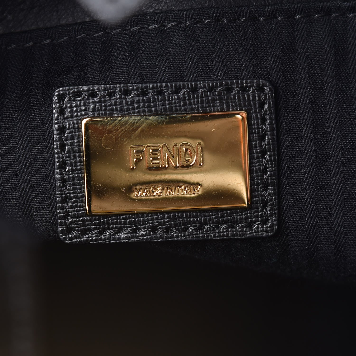Fendi Vitello Elite Regular 2Jours Tote Black 6 of 16