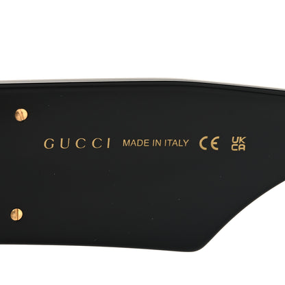Gucci Acetate Square Frame Sunglasses Black 5 of 7