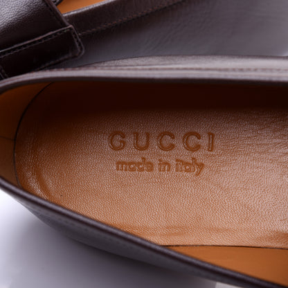 Gucci Goatskin Mens GG Loafers 9.5 Cocoa 7 of 15