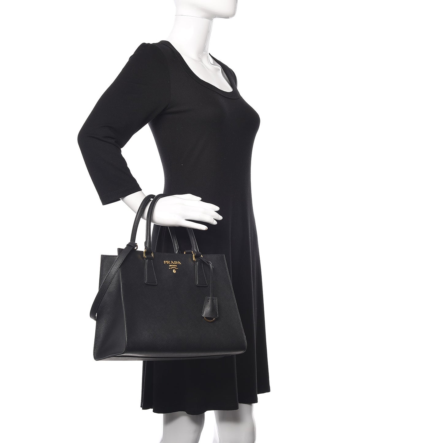 Saffiano Tote Black