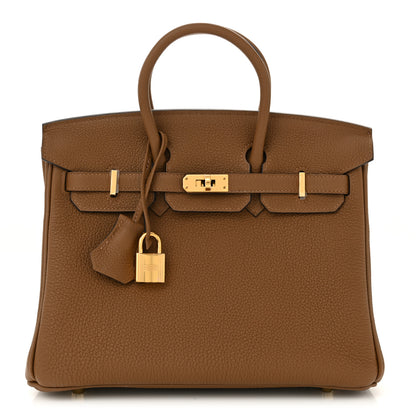 Hermes Togo Birkin 25 Alezan 1 of 11