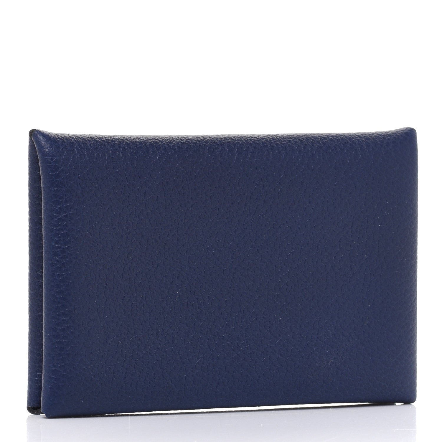 Hermes Evercolor Verso Calvi Card Case Bleu Saphir Bleu France 3 of 8