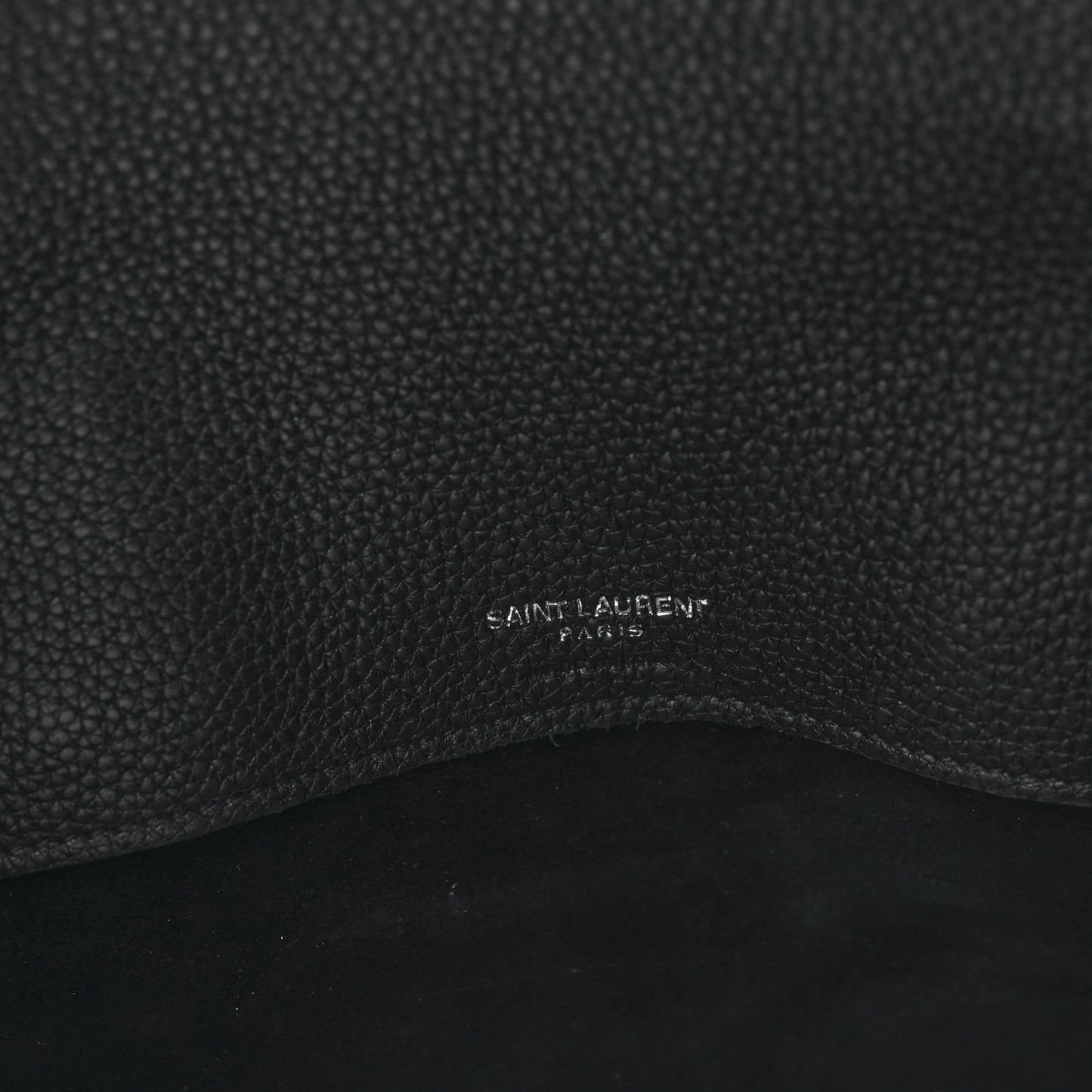 Grained Calfskin Small Supple Sac De Jour Black