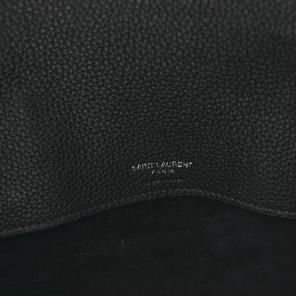 Saint Laurent Grained Calfskin Small Supple Sac De Jour Black 6 of 8
