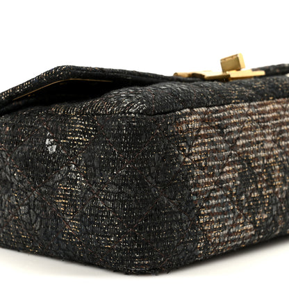 Chanel Metallic Glazed Tweed Quilted 2.55 Paris Shanghai Reissue 226 Flap Multicolor 9 of 10