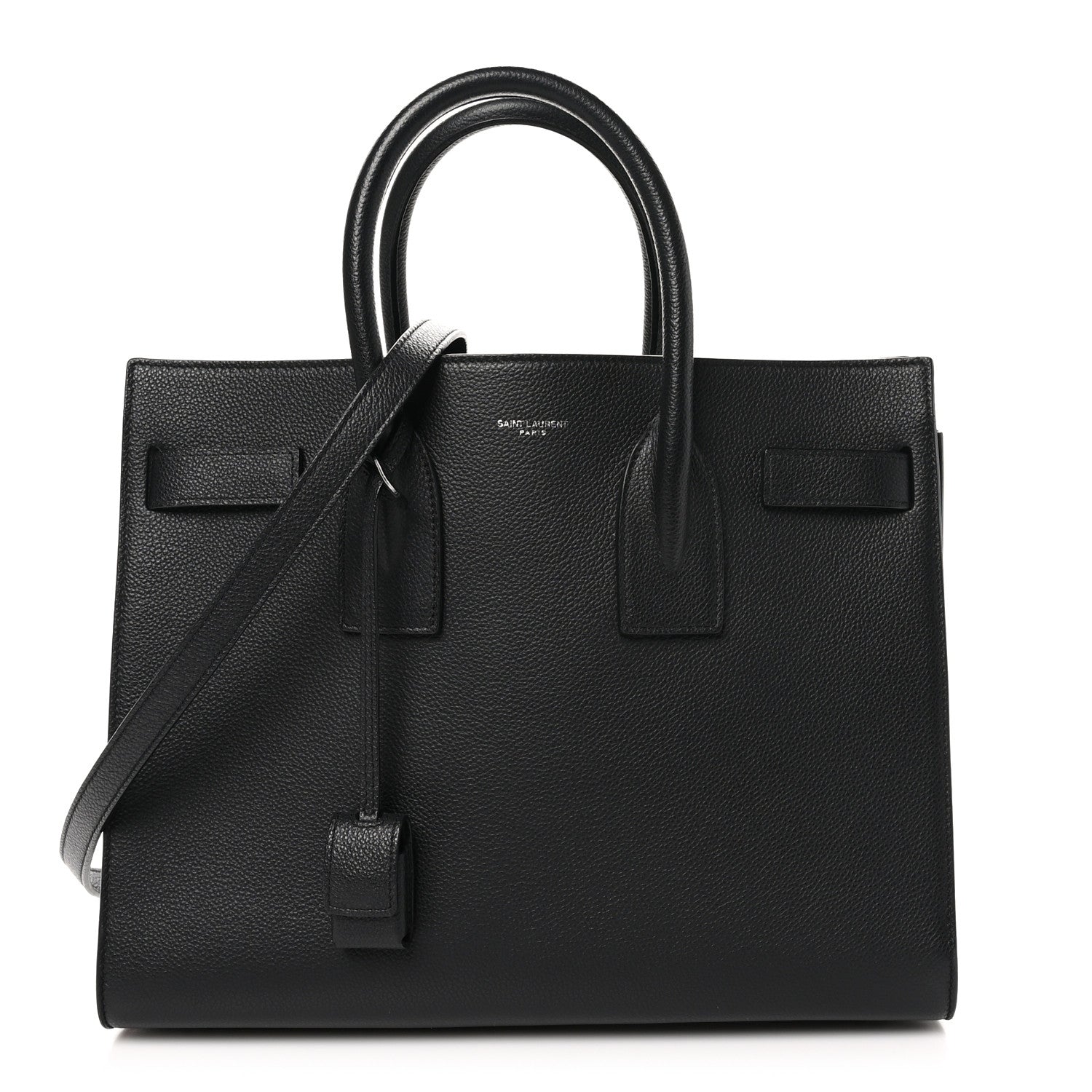 Saint Laurent Grain De Poudre Small Sac De Jour Black 1 of 9