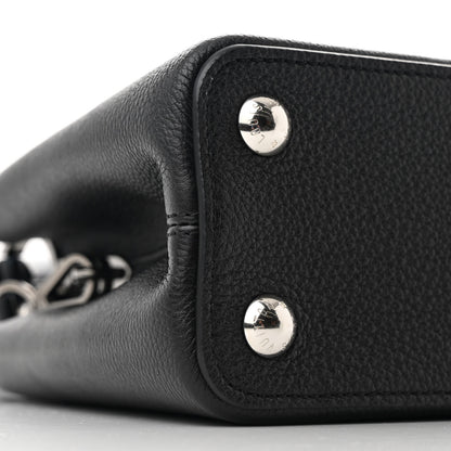 Louis Vuitton Taurillon Karung Capucines BB Black Cosmic 9 of 10