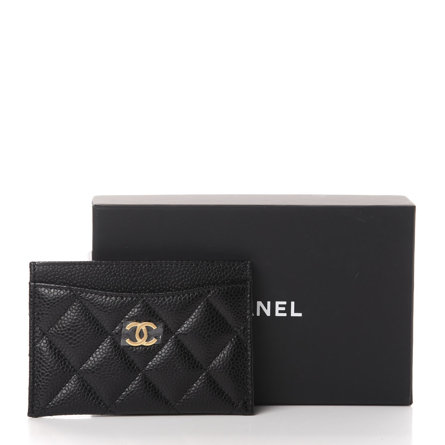 Chanel Caviar Quilted Flap Card Holder Black 9 of 9