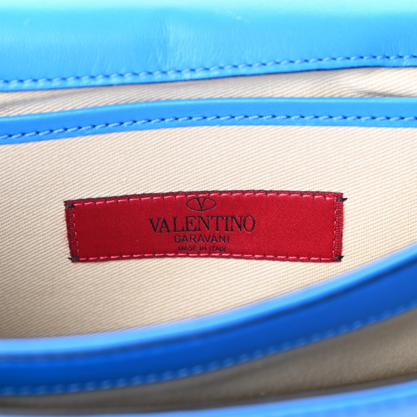 Nappa Va Va Voom Shoulder Bag Blue Fluo