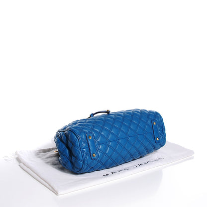 Marc Jacobs Calfskin Quilted Stam Blue 4 of 8