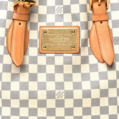 Louis Vuitton Damier Azur Hampstead MM 7 of 10