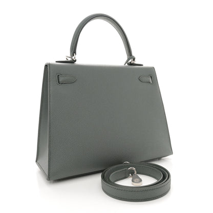 Hermes Epsom Kelly Sellier 25 Vert Amande 3 of 13