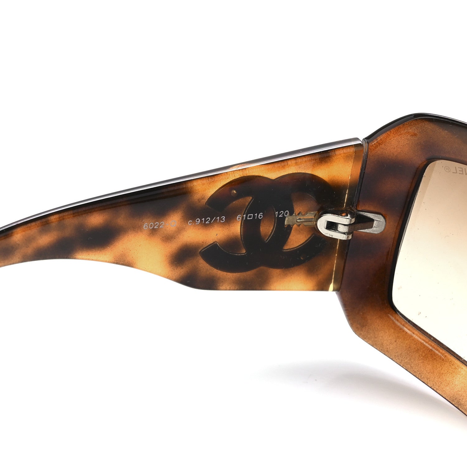 Chanel Oval Sunglasses 6022-Q Tortoise 5 of 7