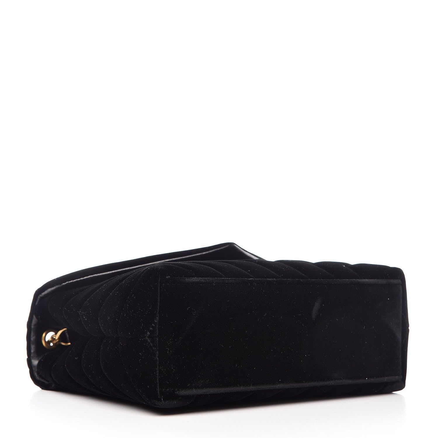 Saint Laurent Velvet Y Quilted Monogram Small Loulou Chain Satchel Black 4 of 9