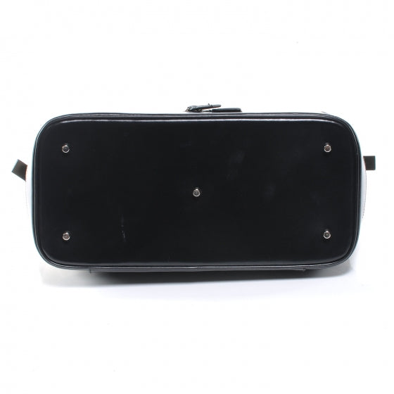 Prada Tessuto Nylon Leather Travel Tote Lino Black 4 of 7