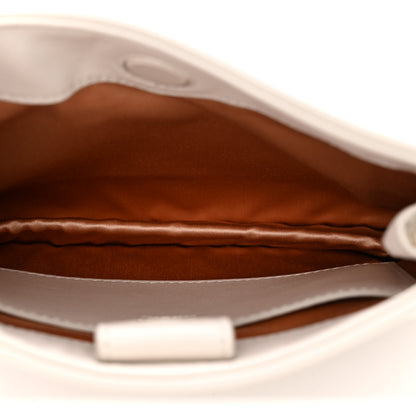 Gucci Calfskin Horsebit Slim Shoulder Bag White 5 of 10
