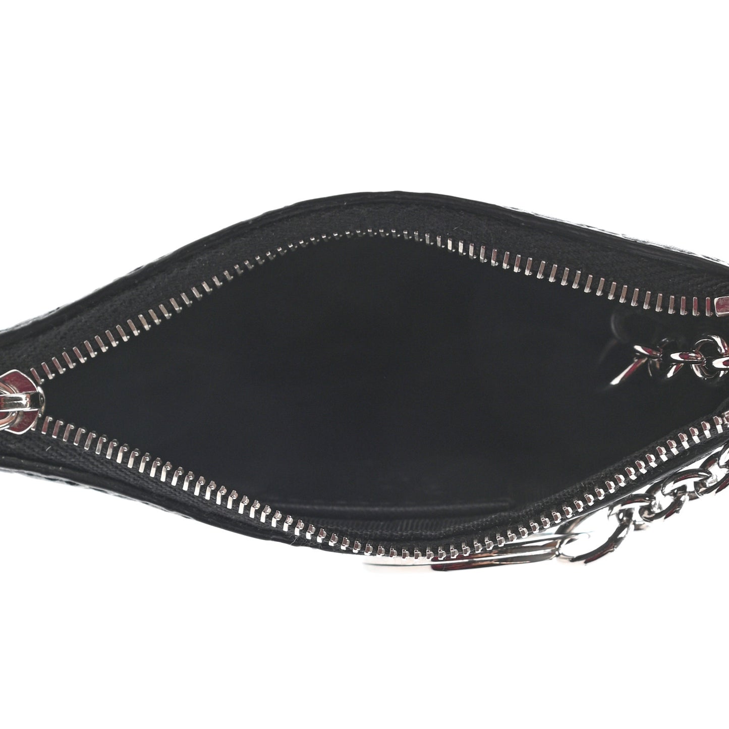 Microguccissima Key Ring Coin Case Black