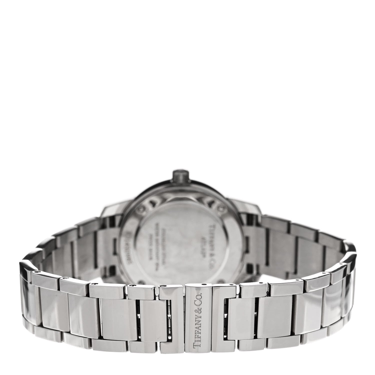 Tiffany Stainless Steel 29mm Atlas 2-Hand Quartz Watch Blue Azure 3 of 4