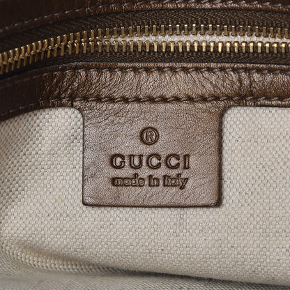 Gucci Monogram Lurex Heart Bit Charm Large Top Handle Tote Bronze 6 of 17
