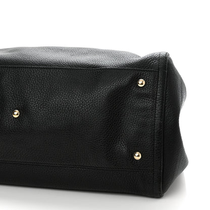Gucci Pebbled Calfskin Large Soho Shoulder Bag Black 4 of 15