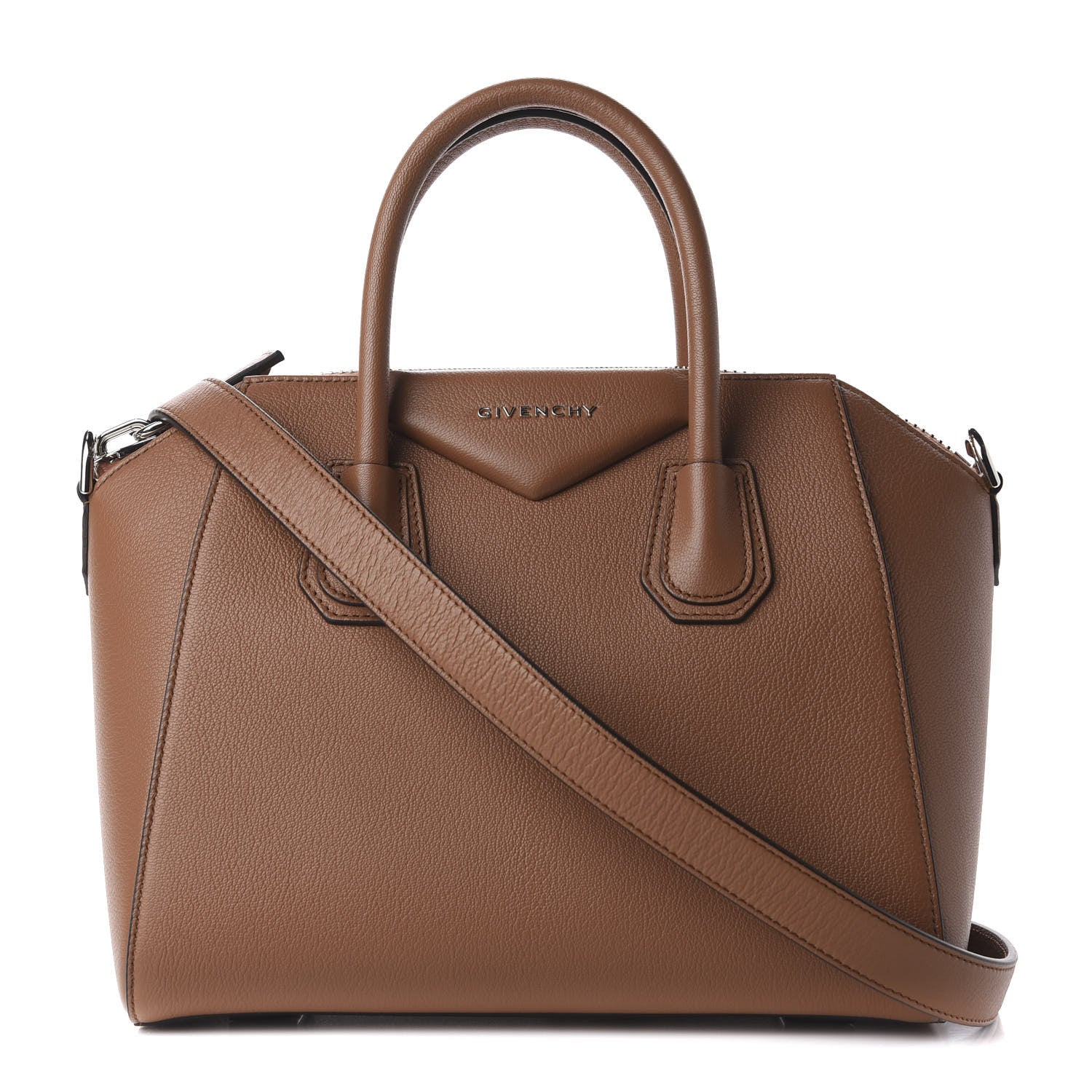 Givenchy Sugar Goatskin Small Antigona Pony Brown 1 of 10