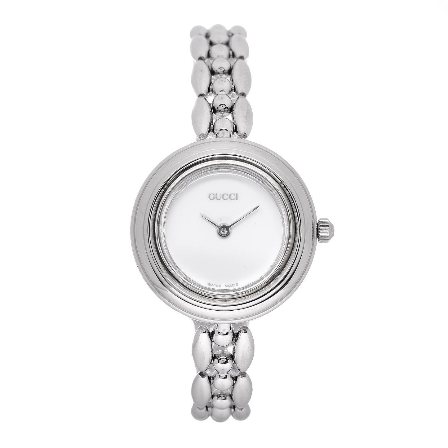 Stainless Steel 26mm Rice Link Interchangeable Bezel Quartz Watch