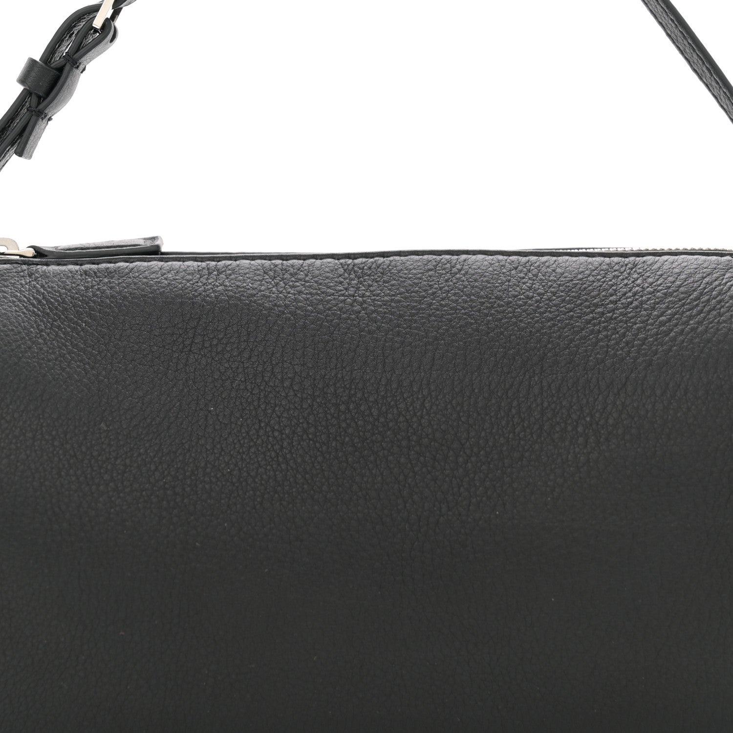 The Row Grained Calfskin 90's Bag Black 7 of 9