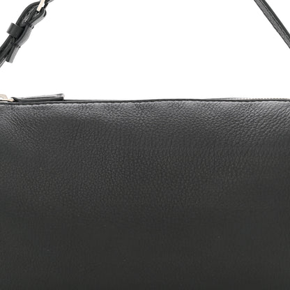 The Row Grained Calfskin 90's Bag Black 7 of 9