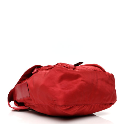 Prada Nylon Vela Small Hunting Bag Cherry 4 of 12