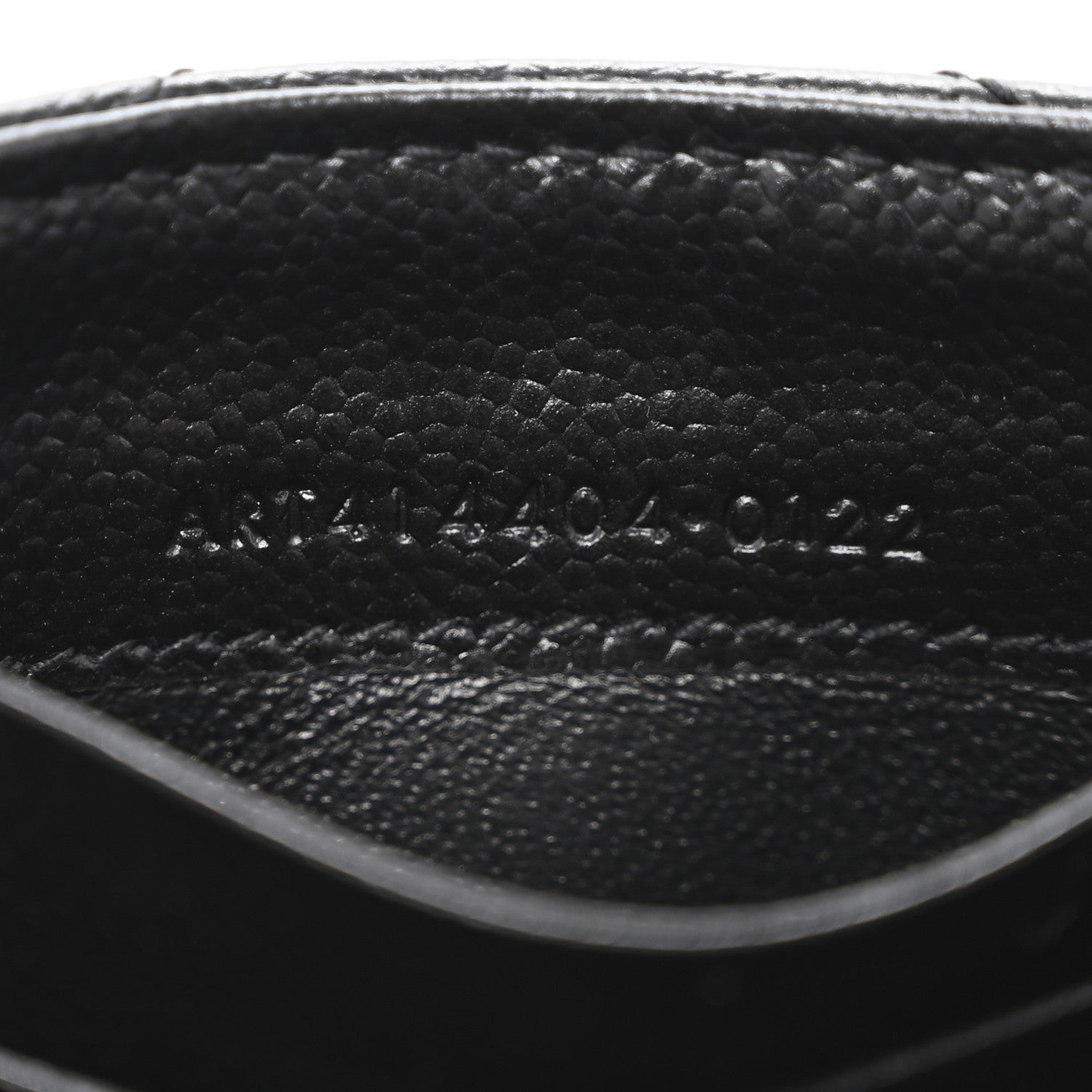 Saint Laurent Grain De Poudre Matelasse Chevron Small Monogram Envelope Wallet Black 7 of 9