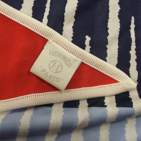 Silk Jersey La Mediterranee Triangle Scarf