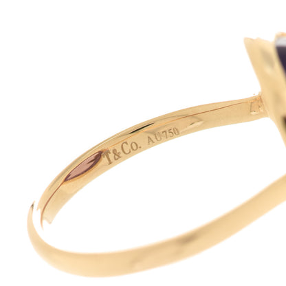 Tiffany 18K Yellow Gold Amethyst Paloma Picasso Olive Leaf Ring 53 6.25 5 of 7