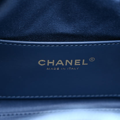 Chanel Washed Denim Quilted Mini Chanel 25 Handbag Blue 6 of 11