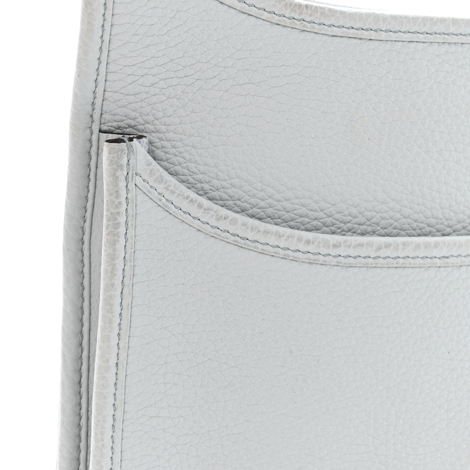 Hermes Taurillon Clemence Evelyne III PM Bleu Pale 12 of 13