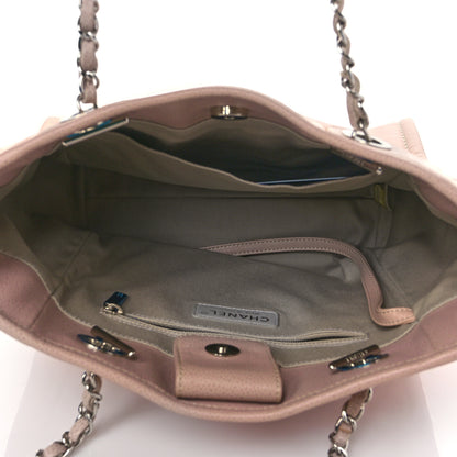 Chanel Glazed Calfskin Mini Deauville Tote Light Pink 4 of 9
