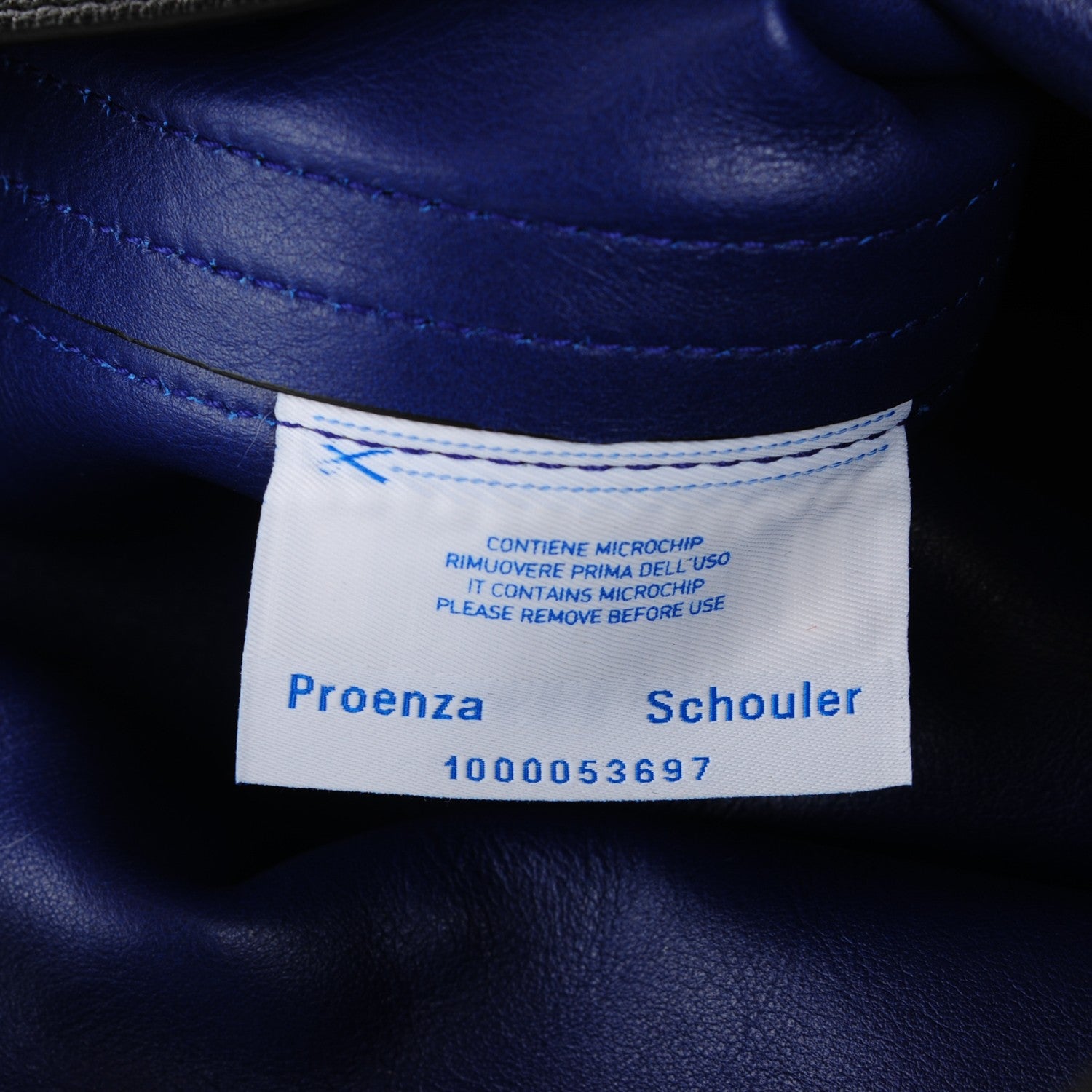 Proenza Schouler Calfskin Buffalo Medium Bucket Bag Black 7 of 7