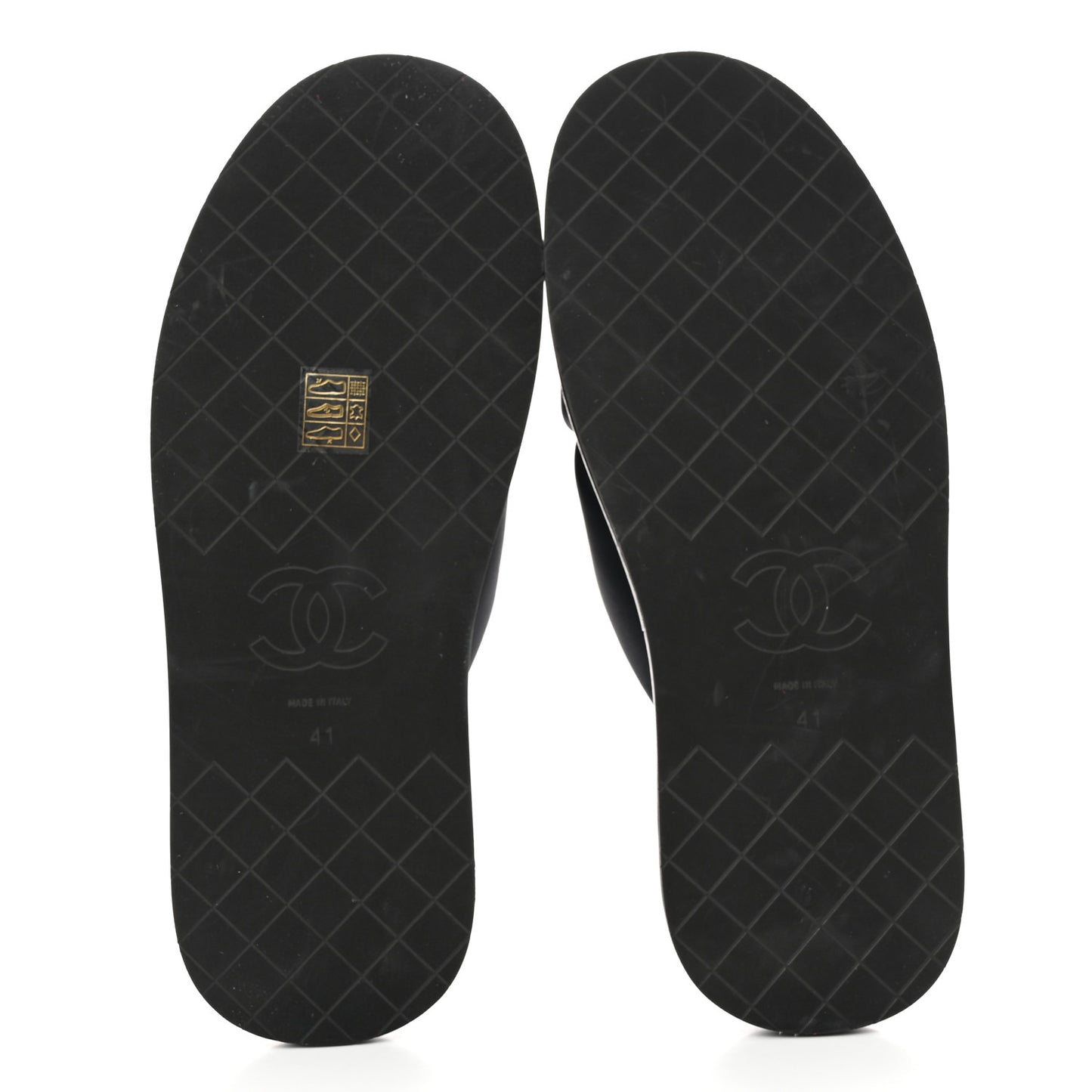 Fabric CC Mules Sandals 41 Black