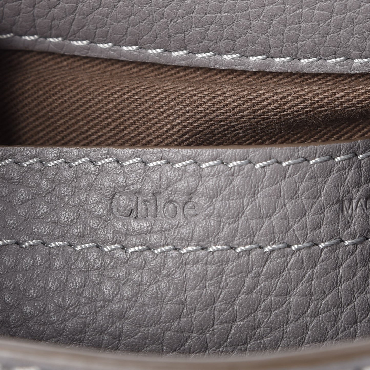 Calfskin Mini Marcie Round Crossbody Bag Cashmere Grey