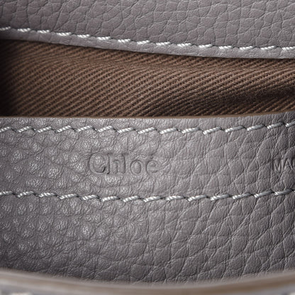 Chloe Calfskin Mini Marcie Round Crossbody Bag Cashmere Grey 6 of 10