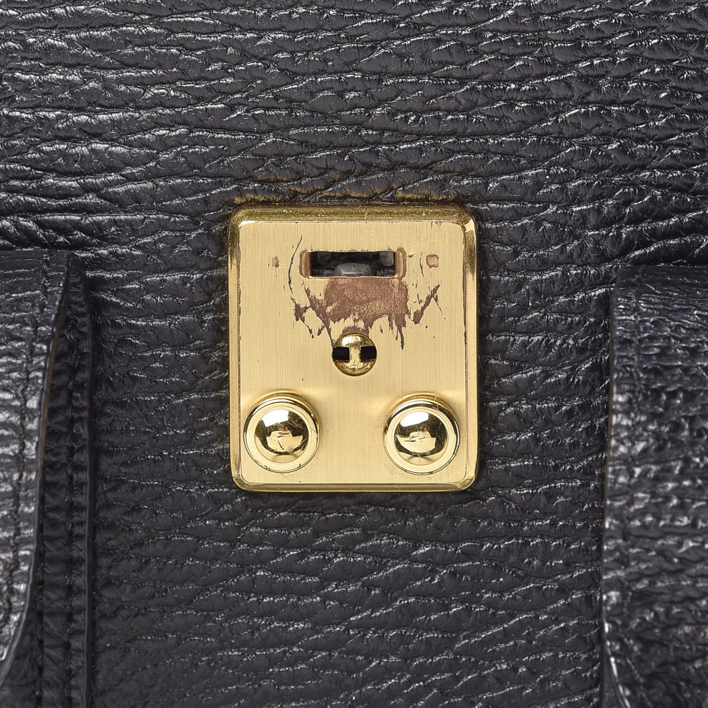 Textured Calfskin Mini Pashli Satchel Black