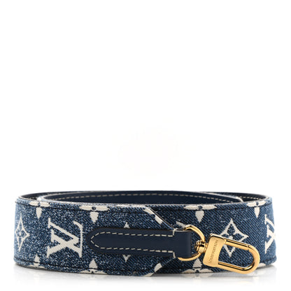 Louis Vuitton Denim Monogram Jacquard Bandouliere Shoulder Strap Bleu 1 of 5