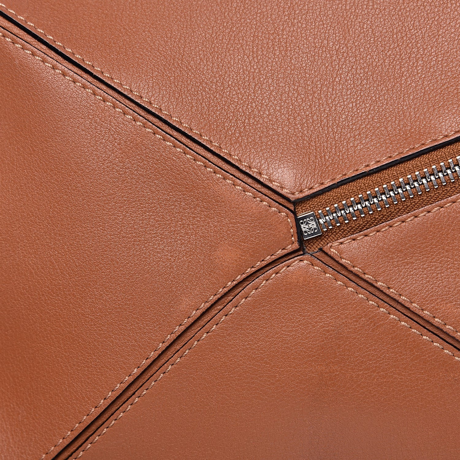 Loewe Calfskin Medium Puzzle Bag Tan 12 of 15