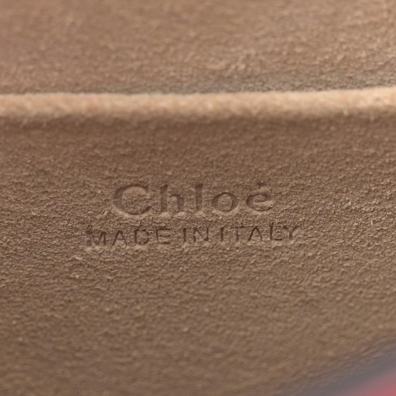 Chloe Calfskin Suede Small Nile Bracelet Bag Intense Red 6 of 11