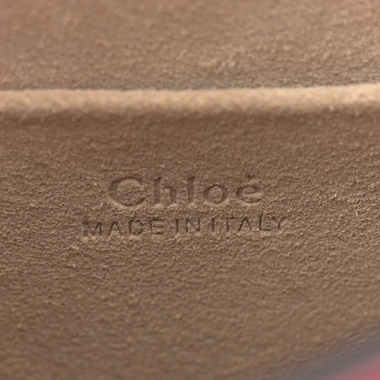 Chloe Calfskin Suede Small Nile Bracelet Bag Intense Red 6 of 11