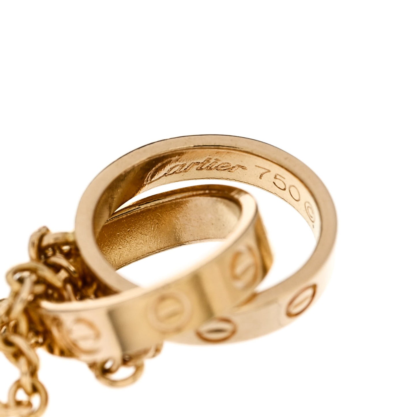 18K Yellow Gold Interlocking LOVE Bracelet