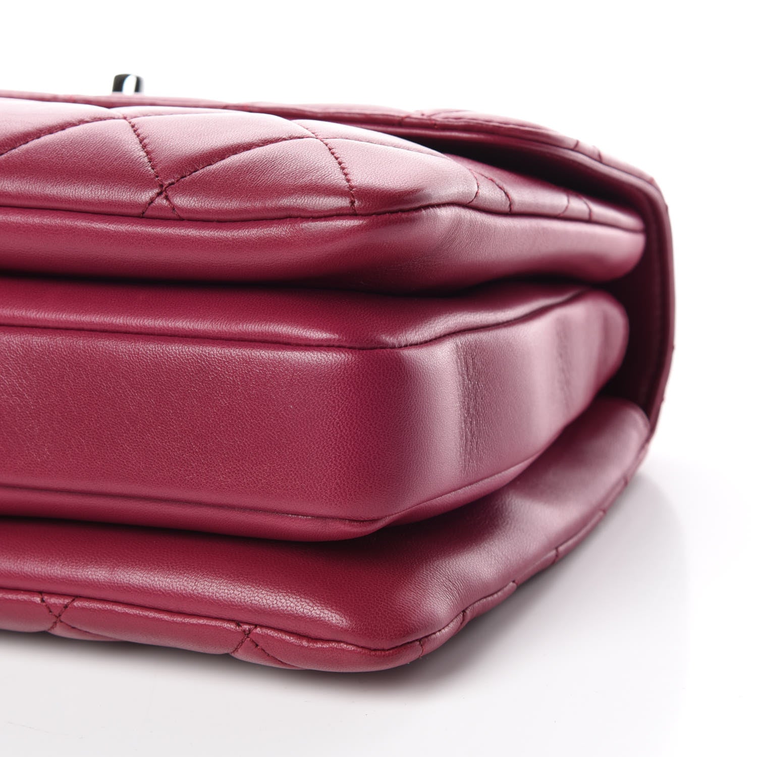 Chanel Lambskin Quilted Small Trendy CC Dual Handle Bag Dark Pink 6 of 9