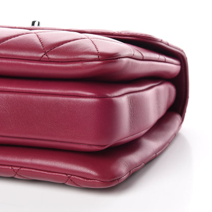 Chanel Lambskin Quilted Small Trendy CC Dual Handle Bag Dark Pink 6 of 9